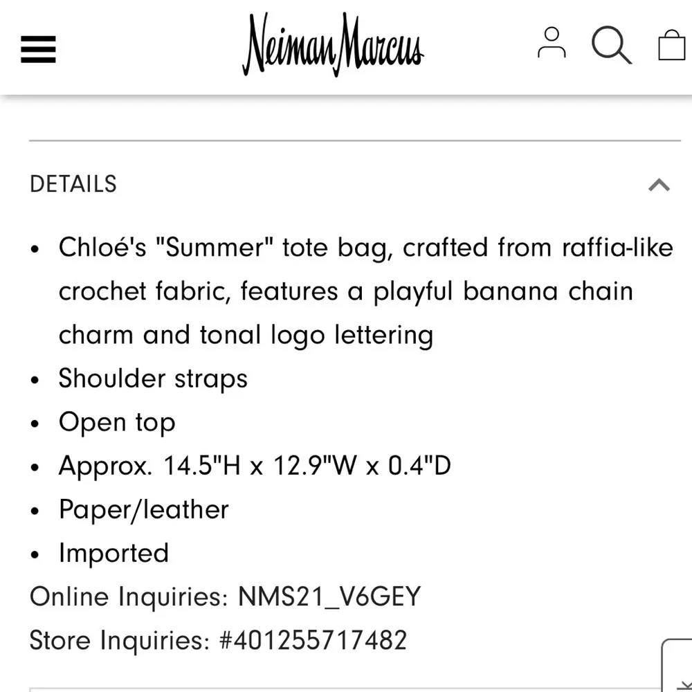 Chloe Summer Banana Tote Bag in Crochet Fabric Summery Beige - Picture 5 of 5